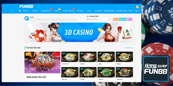 3D casino Fun88: nét như sony trong từng chi tiết 3D casino Fun88: nét như sony trong từng chi tiết