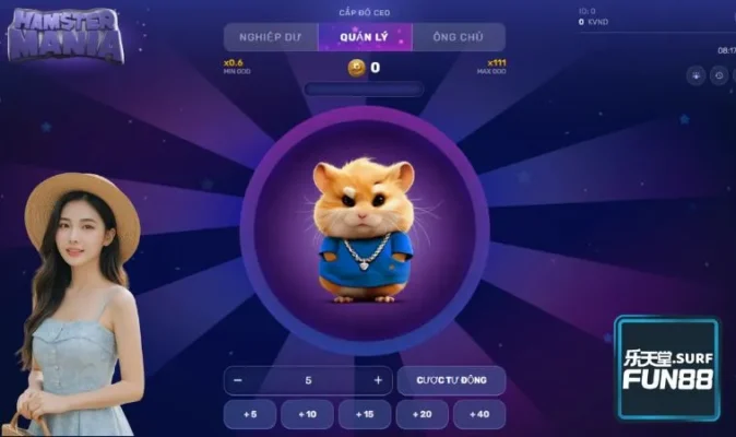 Chuột Hamster có cách đặt cược đơn giản, thưởng hấp dẫn Chuột Hamster có cách đặt cược đơn giản, thưởng hấp dẫn