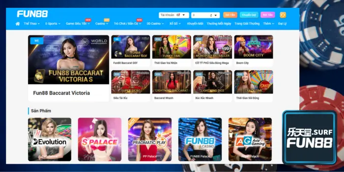 Live casino Fun88: sống động, chân thực y như thật Live casino Fun88: sống động, chân thực y như thật