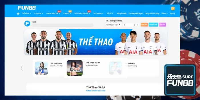 Thể thao Fun88 - địa chỉ uy tín tỷ lệ ăn đậm Thể thao Fun88 - địa chỉ uy tín tỷ lệ ăn đậm